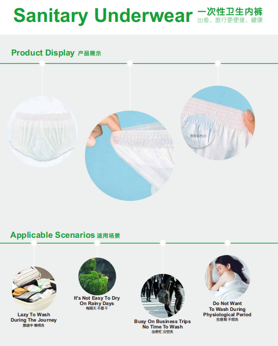 Sanitary Underwear Product Display